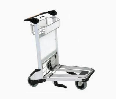 Popular Aluminium Alloy Airport Trolley With Three Wheels