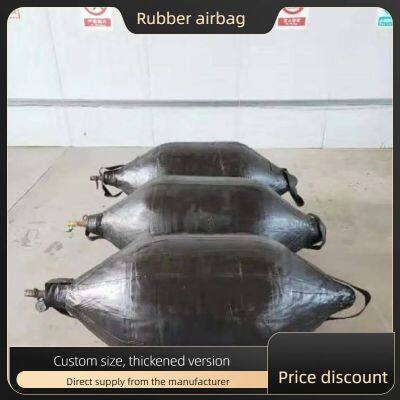 DN400 sewage pipeline blockage airbag 1 meter diameter rubber plugging airbag resisting impact