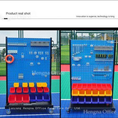 Space-Saving Modular Tool Wall Storage System – Double-Sided, Screwless Quick-Install Hanging Rack