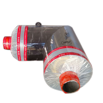 Steel jacket steel steam insulation elbow