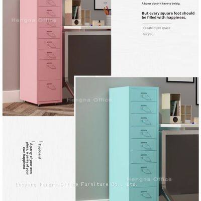 Cuisine armoire de rangement métallique à tiroirs roulants anti-humidité | avec 4 tiroirs en couleurs personnalisables | pour les capsules de café