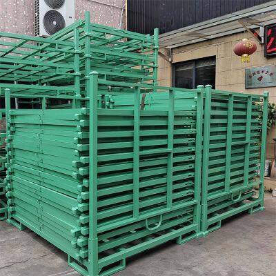 Heavy-Duty Collapsible Steel Rack for Auto Parts, Tyres, and Fabric Rolls Storage