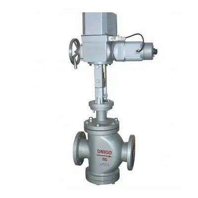 Электрический двухместный регулирующий клапан photo-3