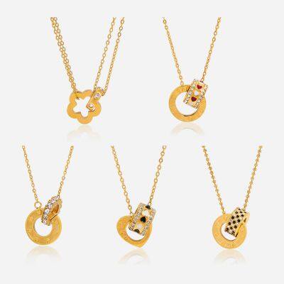 Stainless Steel Necklace for Marine Professionals Titanium Nitride Barrier Coating