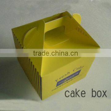 Custom paper cake box with printing