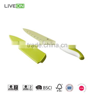 High Quality non stick coating chef knife with PP+TPR Handle