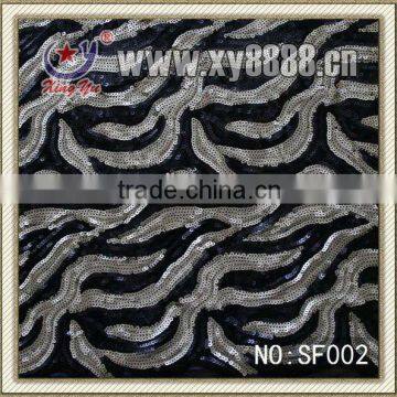 Shining Sequin as Mesh Embroidery Fabric