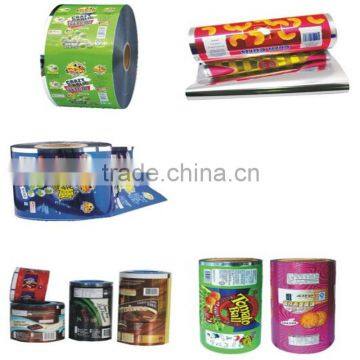 China supply Laminated Aluminum Foil Film Roll For Packaging