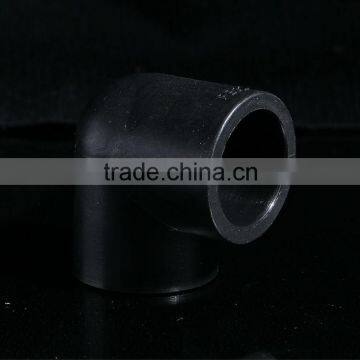 imported raw material high quality HDPE pipe fitting 90 elbow