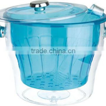 3.85L Plastic Ice Bucket with lid and Ice Tong