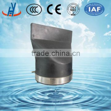 Flanged duckbill valve