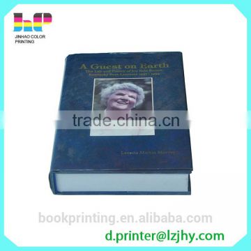High quality C2s paper biography printing/ biography printing /self-biography printing factory