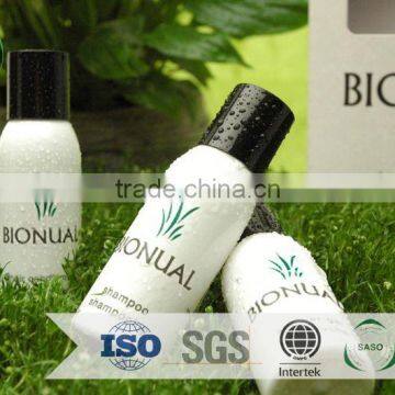 luxury hotel gel amenities /luxury plastic cosmetics shampoo bottles