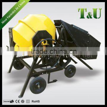 400L 500L Portable Self Loading gasoline Concrete Mixer diesel concrete mixer for sale