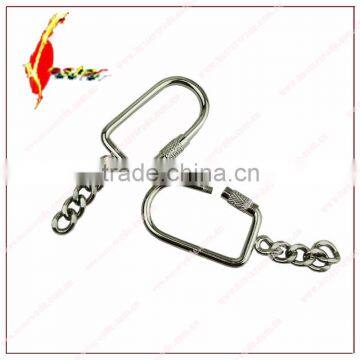 Fashion metal key chain ring