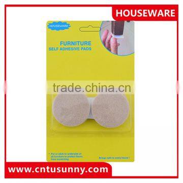 Different size protective felt pads round shape pads