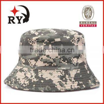 Custom printed bucket cheap wholesale camo bucket hat