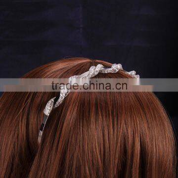 New Arrival Metal Top Grade Crystal Hair Accessories for Little Girls