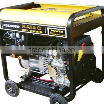 KDE300EW 50-300A Open Type Diesel Welder And Generator