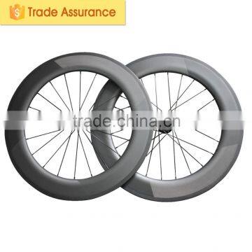 tubular road carbon wheelset OEM full tubular carbon road bike wheelset 86mm width