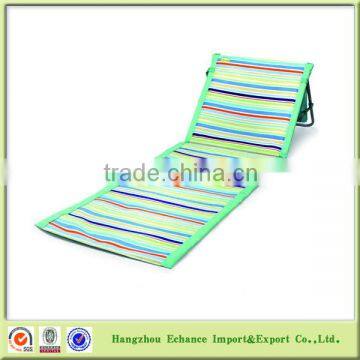 Outdoor folding padded beach mat, mat chair beach good quality folding chair mat-CH6002