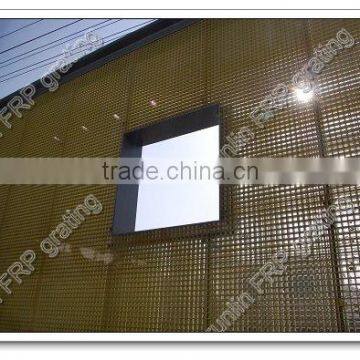 ferfect plastic grating transparent curtain wall