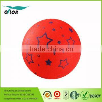 Custom kid toy rubber playground ball