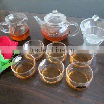 Popular best selling Handmade process pyrex glass tea pot set of gift ideas