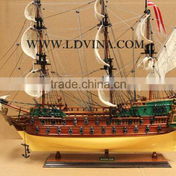 NORSKE LOVE WOODEN HANDCRAFTED MODEL SHIP