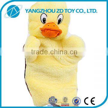 wholesale gift new style kids plush duck finger puppet