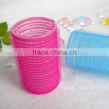 Magic plastic hook and loop Hair Roller/Sticker