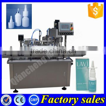 ODM supplier liquid filling machine,nasal spray bottling capping machine 150ml