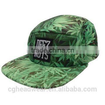 direct factory unisex fashion 5 panel hat/ snapback hat/ military hat