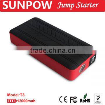 Portable jump starter 12000mAh Battery Booster Mini Car Jump Starter