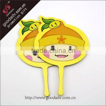 Guangzhou OME factory wholesale custom pp hand fans / paper fan                        
                                                Quality Choice