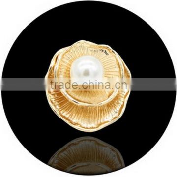 two-double Alloy Pearl brooch Fashion clip for clothes