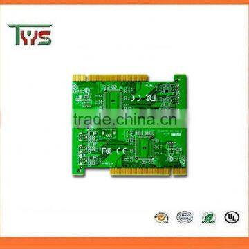 customized PCB, 94V0 rohs pcb board , 4 layer pcb with gold finger