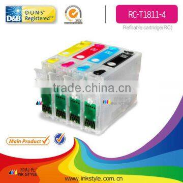 Inkstyle refill ink cartridge for epson t1811-1814 for xp102 xp202