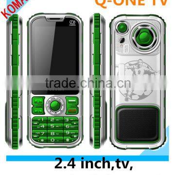 KOMAY cheapest china mobile phone in SOUTH AMERICA Q-one TV CELL PHONE