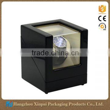 Black Glossy Battery Operated Woden Watch Winder Watch Box