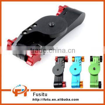 CNC Aluminium Low Angle Foldable Pocket Stabilizer Hand Grip Mount Adapter Holder Monopod For Gopro 1 2 3 3+ 4 photo-2