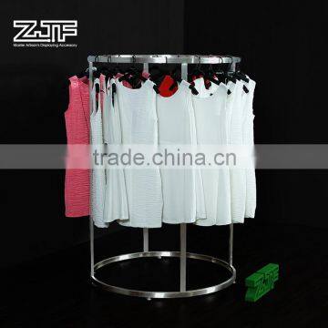 ZJF Hot sale portable metal display dress rack