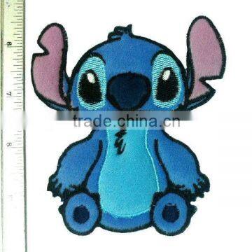 cartoon character motif design embroidery