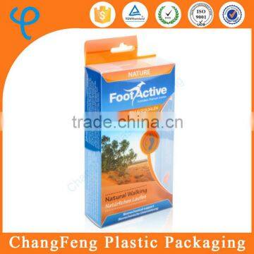 Custom Logo PP Clear Transparent Plastic Packaging Box for Insole