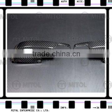 For Subaru WRX 2014- (Lower) Carbon Fiber Car Door Mirror Side Mirror Cover(Glossy) photo-3