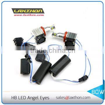 CE RoHS CANBUS H8 80W LED angel eyes for BMW E92