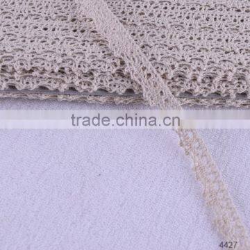 metailic cotton blended trim