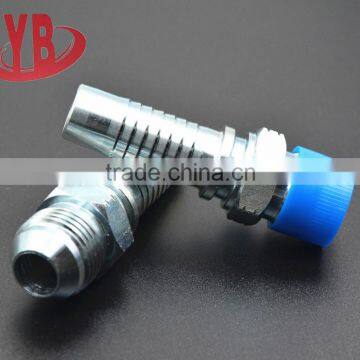 China supplier 16711 JIC male 74 degree cone hydraulic hose carbon steel tube fitting