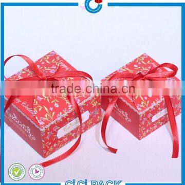 New design wedding candy cake gift box coated paper packaging box                        
                                                                                Supplier's Choice