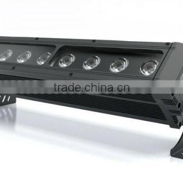Led stage Wall Washer 8*10W,outdoor ip65 led wall washer bar light